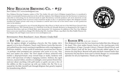 TABLE OF CONTENTS - Minnesota Craft Brewer's Guild