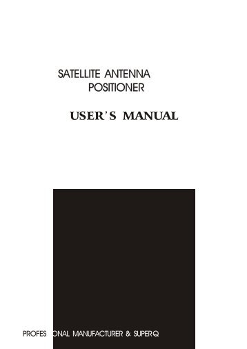 satellite antenna positioner satellite antenna positioner - Dish TV ...