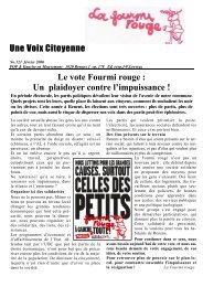 Une Voix Citoyenne Le vote Fourmi rouge - POP & Gauche en ...