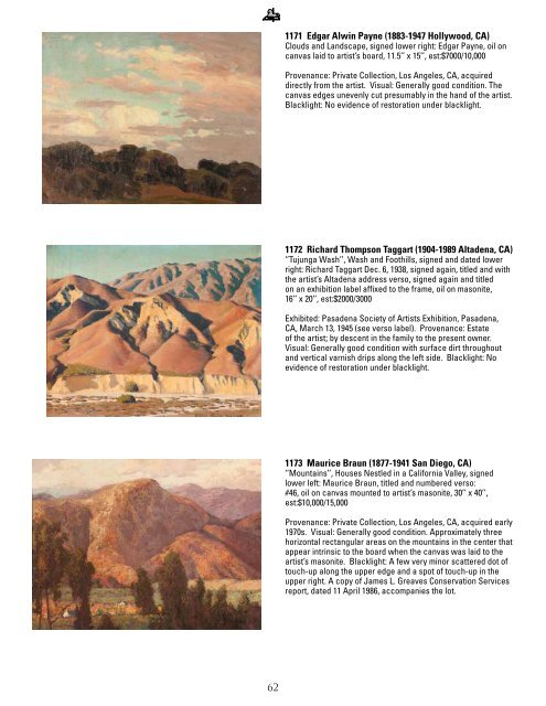 John Moran Auctioneers - California Art Auction