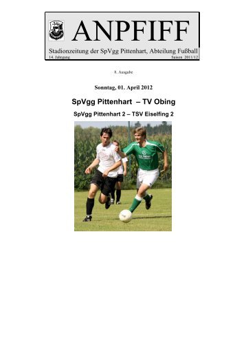 SpVgg Pittenhart â TV Obing