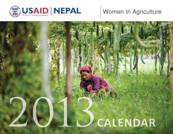 USAID Nepal Women in Agriculture - 2013 Calendar