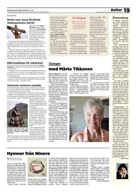 Kyrkpressen 19/2011 (PDF: 3MB)