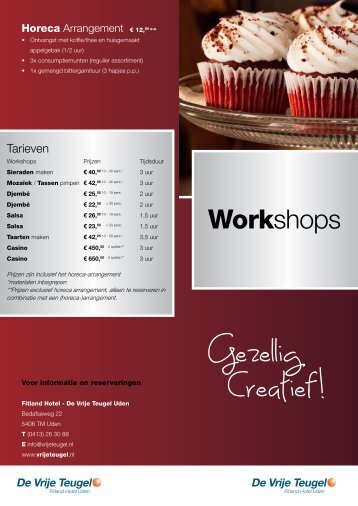 Klik hier voor de workshop flyer - Fitland