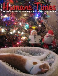 Winter Edition - Humane Society of Vero Beach & Indian River County