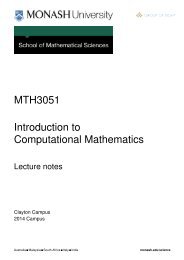 MTH3051 Introduction to Computational Mathematics - User Web ...