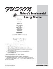 Workbook: Fusion Natures Fundamental Energy Source - General ...