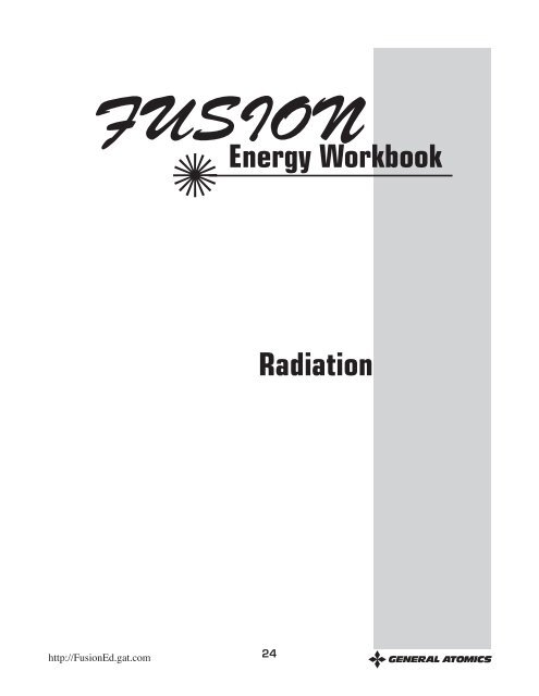 Workbook: Fusion Natures Fundamental Energy Source - General ...