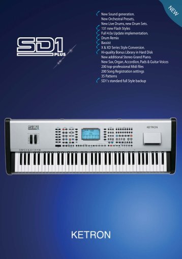 KETRON SD1 PLUS depl. A4 AV