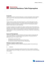 Chemical Resistance Table Polypropylene