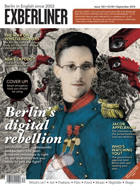 September Issue 130, EXBERLINER 2014