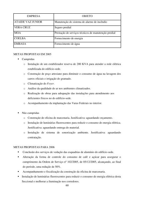 Atividades 2005 - JustiÃ§a Federal