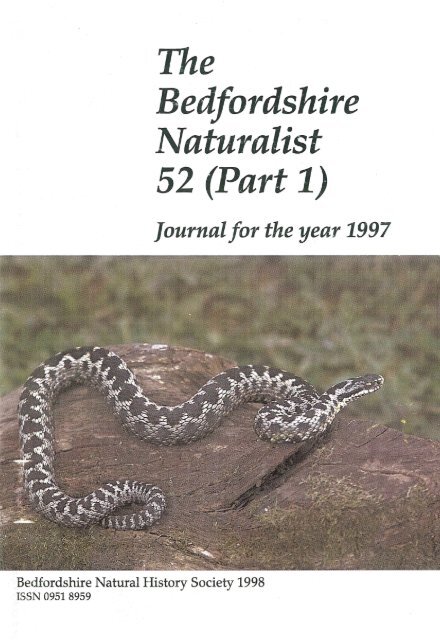 1997 No. 52 Part 1 - Bedfordshire Natural History Society