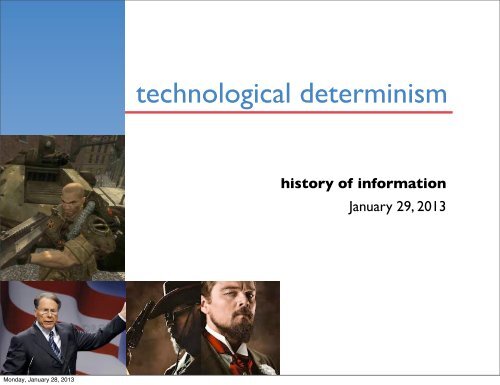 technological determinism - Courses