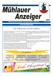 MÃ¼hlauer Anzeiger vom 24.05.12 - MÃ¼hlau in Sachsen