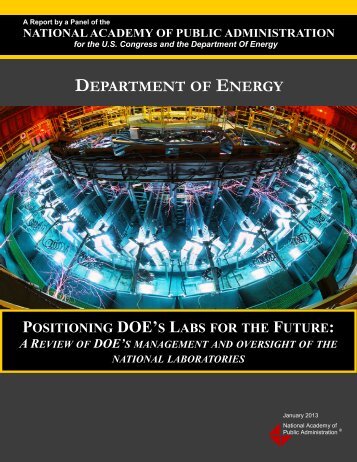 Positioning DOE's Labs for the Future - National Academy of Public ...