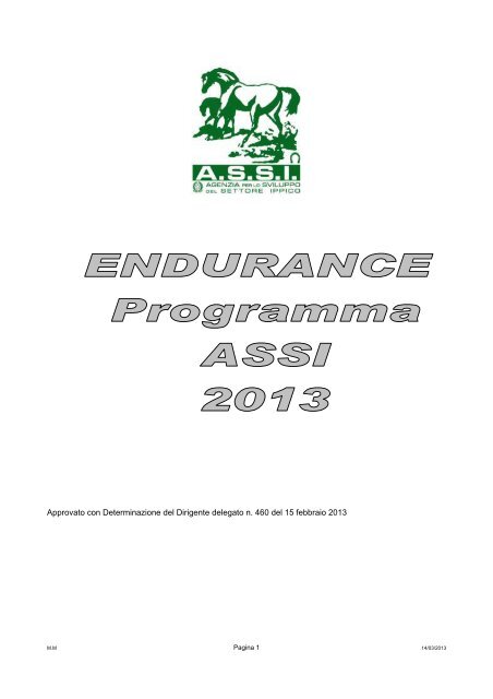 campionato assi di endurance - FISE Comitato Regionale Sardegna