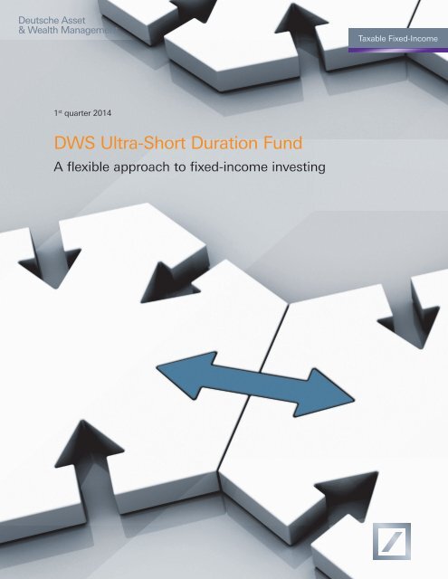 DWS Ultra-Short Duration Fund - DWS Investments