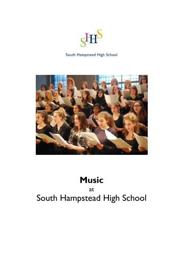 Music Department Information - South Hampstead High School