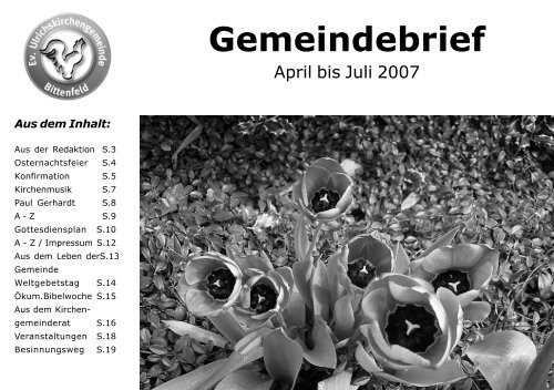 Gemeindebrief 03-2007