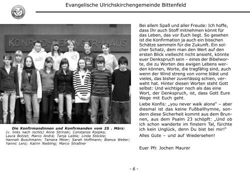 Gemeindebrief 03-2007