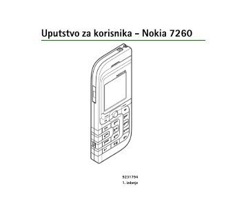 Uputstvo za korisnika - Nokia 7260 - nazad
