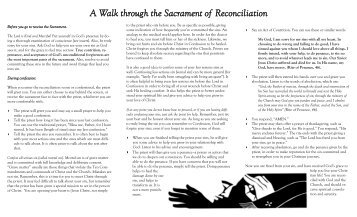 A simple guide to the Sacrament of Reconciliation - The Cathedral of ...