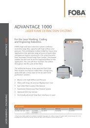 ADVANTAGE 1000 - FOBA Laser Marking + Engraving | Alltec GmbH