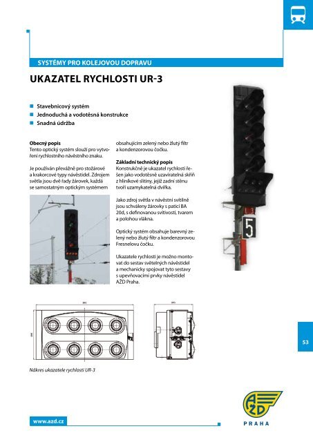 UKAZATEL RYChLOSTI UR-3 - AÅ½D Praha, sro