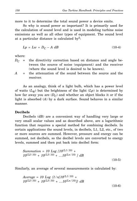 Gas Turbine Handbook : Principles and Practices