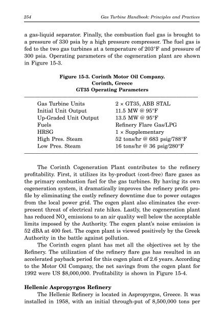 Gas Turbine Handbook : Principles and Practices