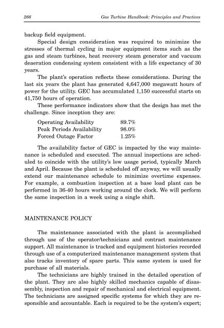 Gas Turbine Handbook : Principles and Practices