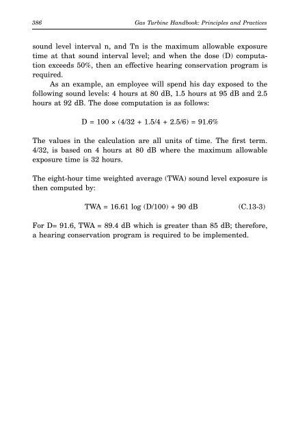 Gas Turbine Handbook : Principles and Practices