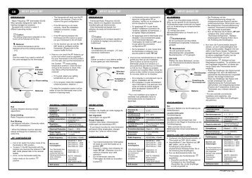 wfht basic rf gb wfht basic rf f wfht basic rf d - WATTS ELECTRONICS