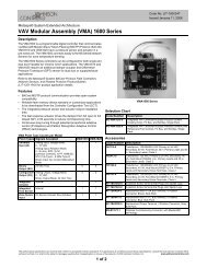 (VMA) 1600 Series Catalog Page - ShanControls