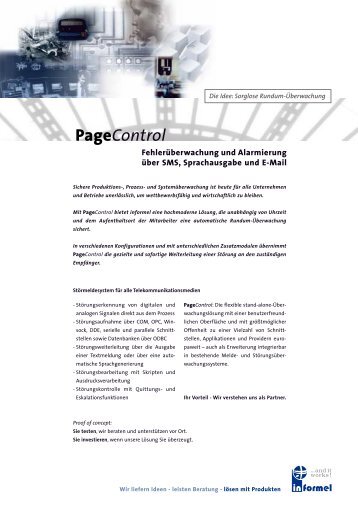 PageControl - Informel