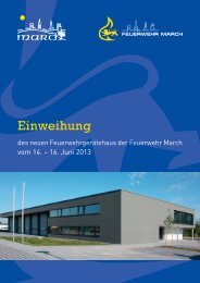 Festschrift zur Einweihung des neuen Feuerwehrgerätehauses vom ...