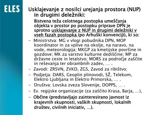 Predstavitev rekonstrukcije - Elektro-Slovenija, doo