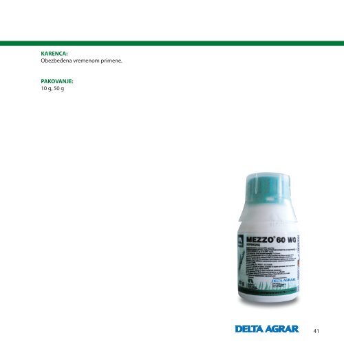 KATALOG PESTICIDA 2008 - Delta Agrar