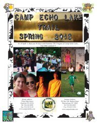 March 2013 - Camp Echo Lake
