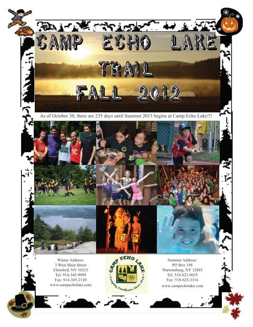 October 2012 - Camp Echo Lake
