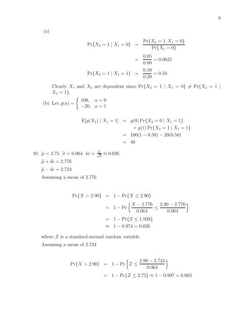 SOLUTIONS MANUAL for Stochastic Modeling: Analysis and ...