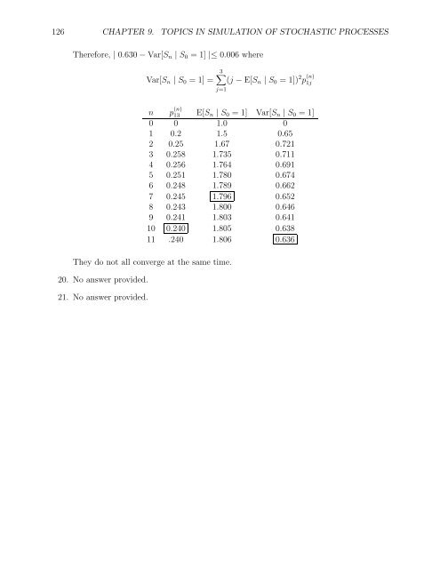 SOLUTIONS MANUAL for Stochastic Modeling: Analysis and ...