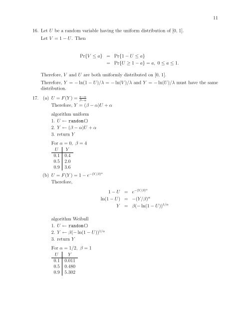 SOLUTIONS MANUAL for Stochastic Modeling: Analysis and ...