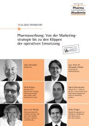 Pharmawerbung - Initiative Pharma Kommunikations Akademie
