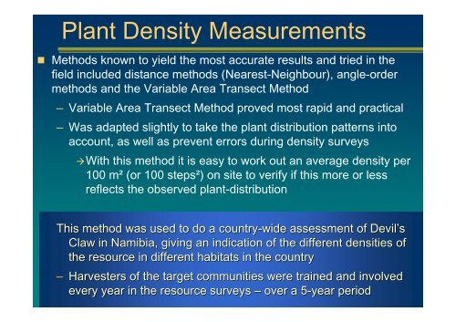 Resource Assessment Methods for Sustainable ... - FloraWeb