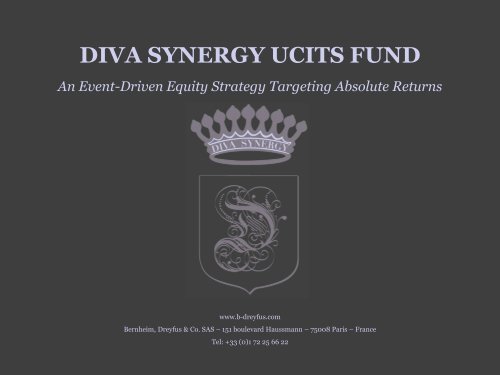 DIVA SYNERGY UCITS FUND - Bernheim, Dreyfus & Co.