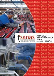 SANAS - Department of Trade and Industry