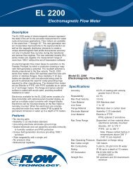 EL 2200 Series Electromagnetic Flow Meter