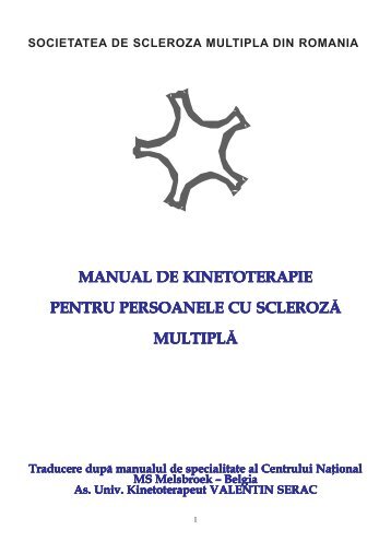 Manual de kinetoterapie - Societatea de Scleroza Multipla din ...